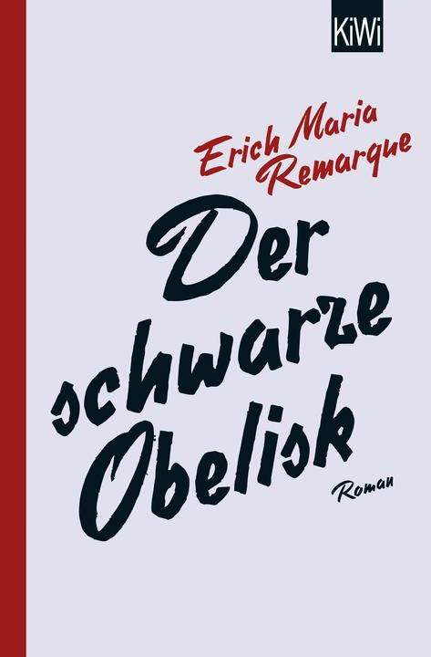 Actual product image Der schwarze Obelisk (German, E.M. Remarque, 2018)
