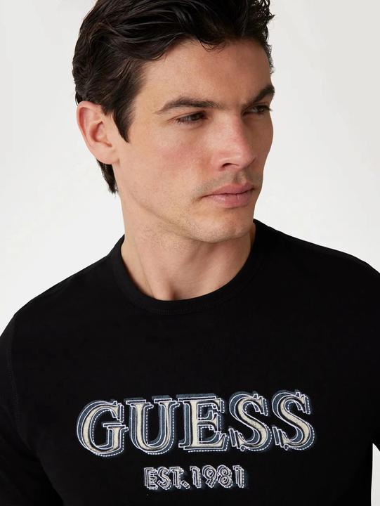 Actual product image Guess Round Neck T-shirt with Logo (S)