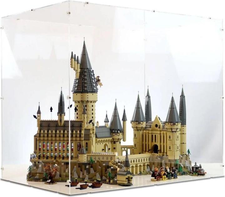 Image du produit iDisplayit Présentoir en acrylique pour LEGO® 71043 Harry Potter Château de Poudlard (avec base blanche)