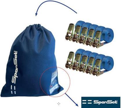 SpanSet Strapping belt set 10 pcs.