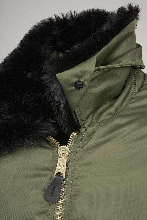 Produktbild Brandit MA2 Fur Collar Outdoorjacke Grösse M Farbe Oliv (M)