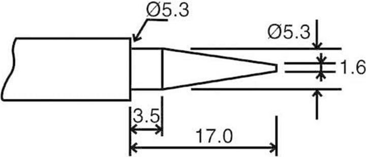 Image du produit Velleman Embout de rechange 1 pour Vtssc10N-20N-30N (Pièce de rechange)