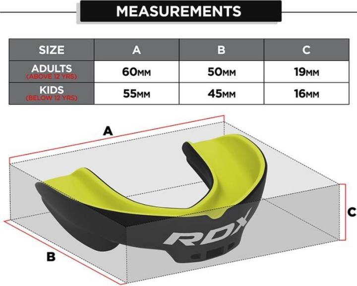Image du produit Rdx Protège-dents Junior moins de 12 ans (Taille unique)