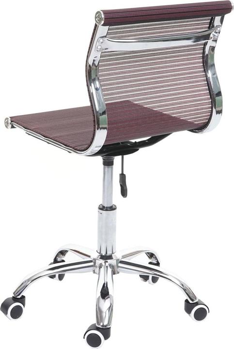 Actual product image Mendler Office chair HWC-K53, mesh cover fabric/textile - wine red