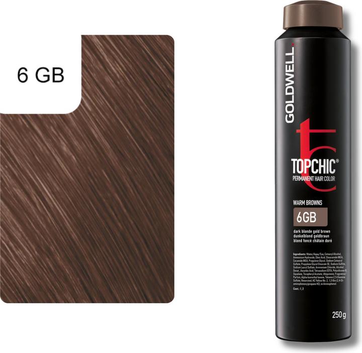 Actual product image Goldwell Topchic (6-GB dark blond golden brown)