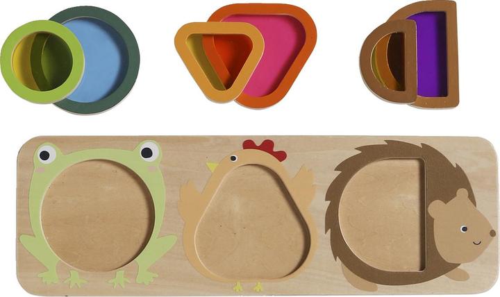 Produktbild Vertbaudet Baby Steckspiel-Brett mit Tierfiguren aus Holz FSC®