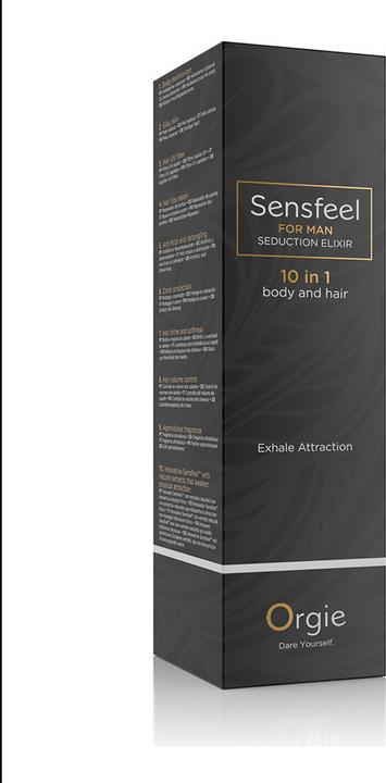 Orgie Sensfeel for Man Pheromone Seduction Elixer 10 in 1 100 ml (Eau de Parfum, 100 ml)