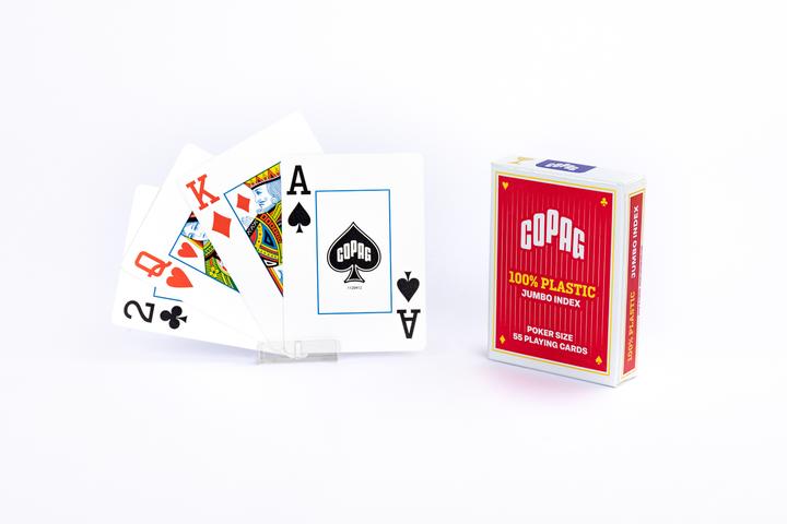 Image du produit Copag Deck de cartes de poker Jumbo (Allemand, Anglais, Français, Italien, Suisse-allemand)