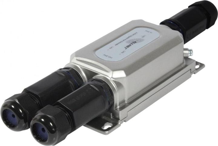 Produktbild Allnet poe 2x extender repeater outdoor switch ip67 ieee802.3bt in - 2xat out all-pr2013o-30w