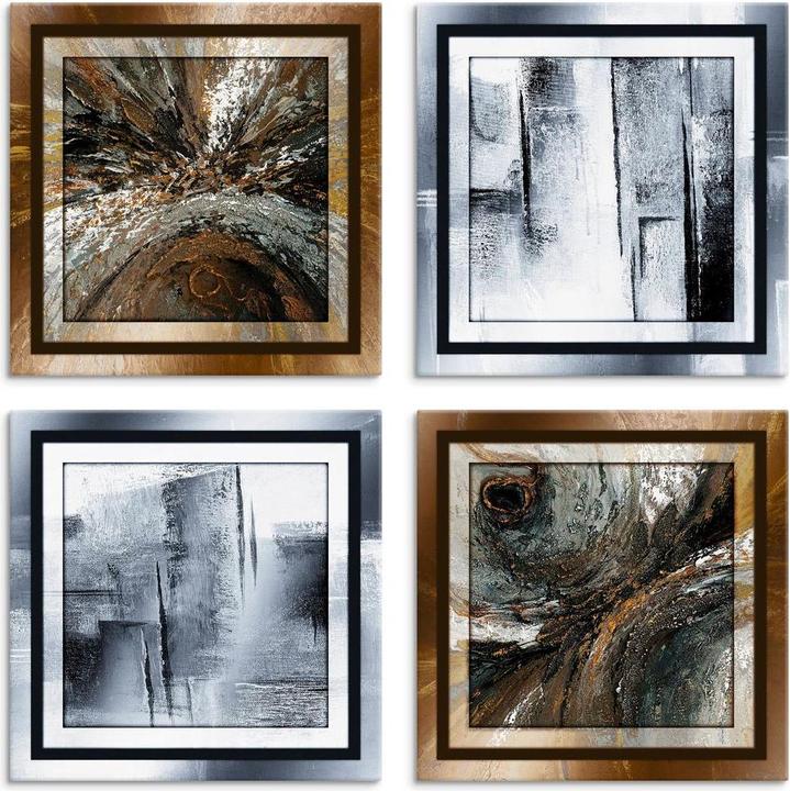 Produktbild Artland Gold Abstrakt. Quadrate U1OI (30 x 30 cm)