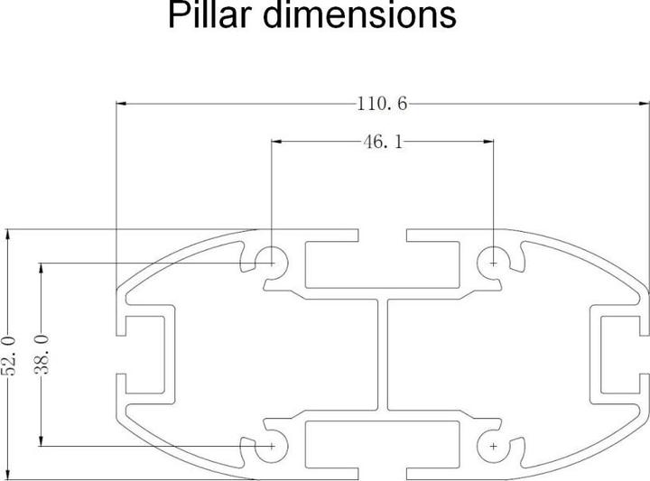 Actual product image Multibrackets M Display Stand 180 Single Black (Device-specific, 63", 50 kg)