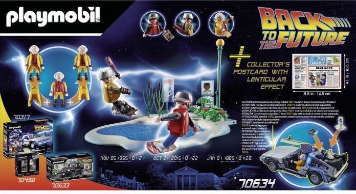Actual product image Playmobil Back to the Future Part II Pursuit with Hoverboard (70634, Playmobil Back to the Future)
