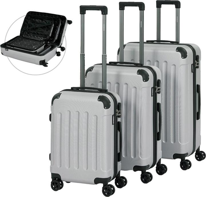 Produktbild Arebos Reisekoffer (94 l, M (50 - 90l), L (90 - 115l), XL (ab 115l))