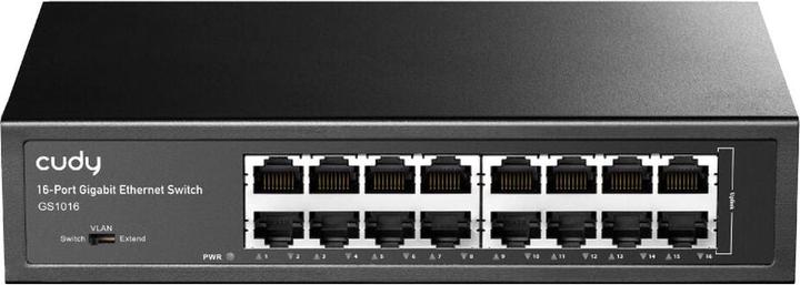 Immagine prodotto Cudy Switch di rete GS1016 Gigabit Ethernet (10/100/1000) Nero (16 Porti)