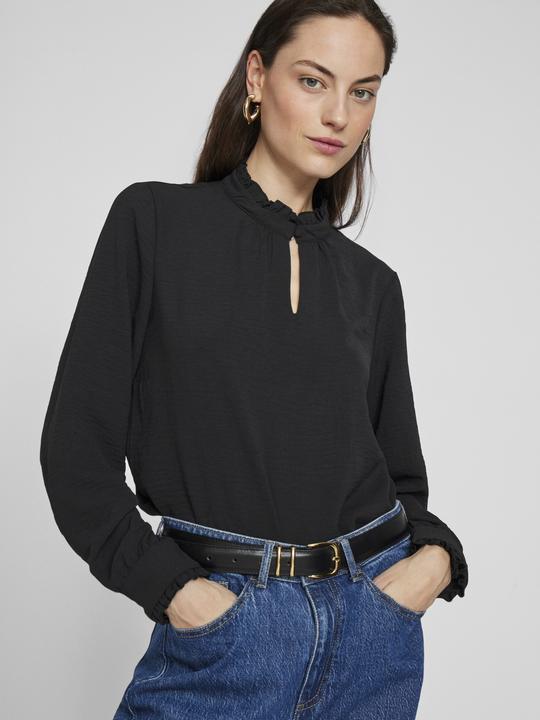 Produktbild Vila High Neck Oberteil mit langen Ärmeln (36)