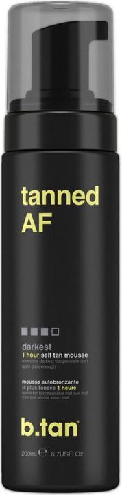 Actual product image B.Tan Tanned AF Tan Mousse 200 ml (Self-tanning towel, 200 ml)
