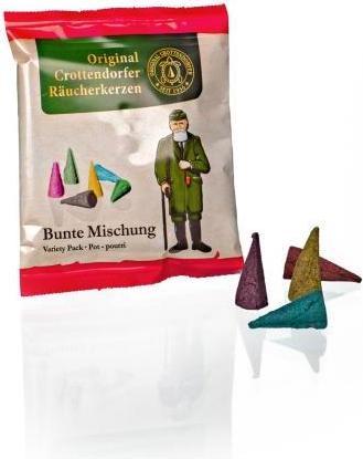 Actual product image Crottendorfer 1052 - Trial pack of incense cones Colorful mix 5-pack M