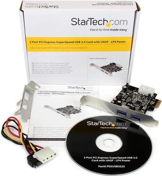 Actual product image StarTech 2 port PCIe SuperSpeed USB 3.0 Card