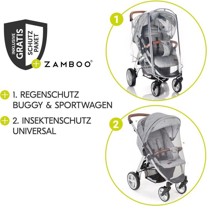 Immagine prodotto Hauck Buggys & Sportwagen Buggy Rapid 4 inkl. XXL Zubehörpaket & Buggy-Lenkrad