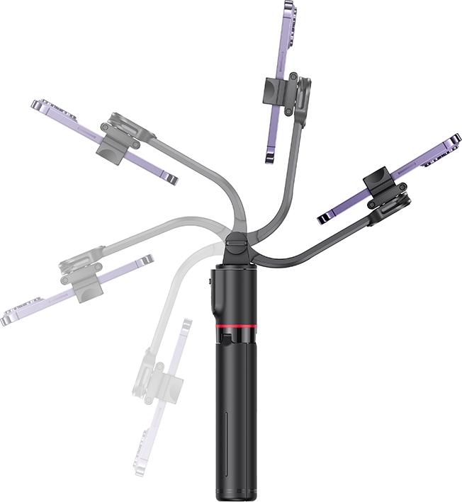 Actual product image Usams Selfie Stick Tripod czarny/black ZB25601 (US-ZB256)