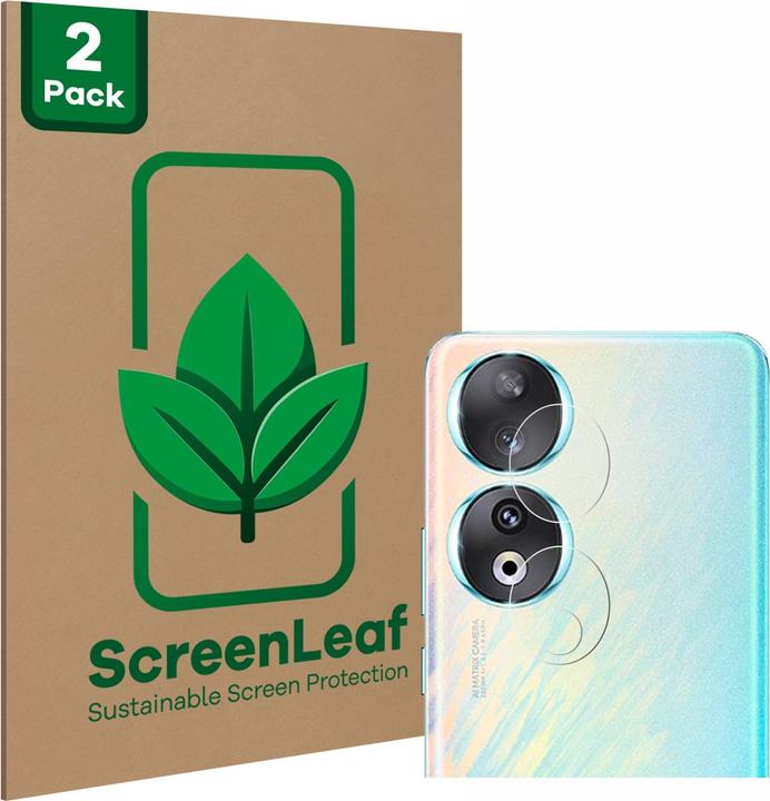 Produktbild ScreenLeaf Schutzfolie nachhaltiger Displayschutz Displayschutzfolie Folie Klar Transparent (2 Stück, LG L90)