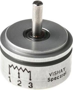 Actual product image Vishay 10kOhm Rotary potentiometer 1-speed servo mount, 157S103MB9002