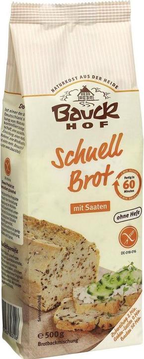 Produktbild Bauckhof Schnell Brot mit Saaten Backmischung Bio (500 g)