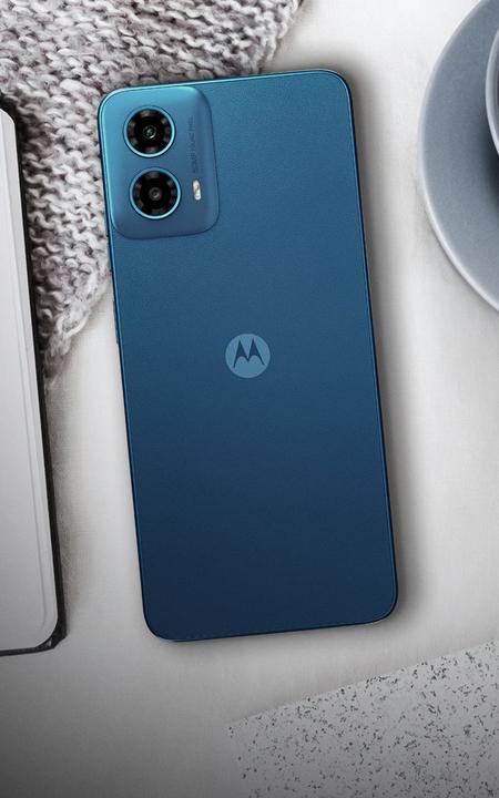 Produktbild Motorola Moto G34 (128 GB, Ice Blue, 6.50", Dual SIM + SD, 50 Mpx, 5G)