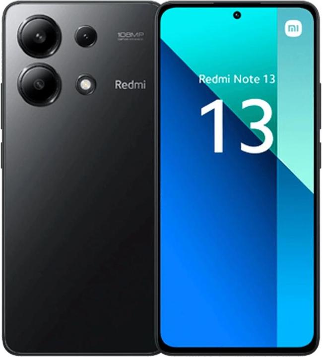 Productafbeelding Xiaomi Redmi Note 13 (256 GB, Middernachtelijk zwart, 6.67", Hybride dubbele SIM, 108 Mpx, 4G)