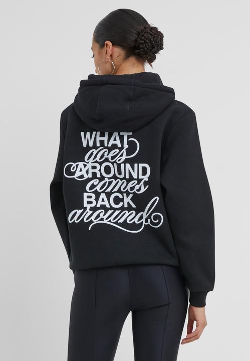Image du produit Miss Tee Sweat à capuche fluffy pour femme Back Around - 174145 (S)