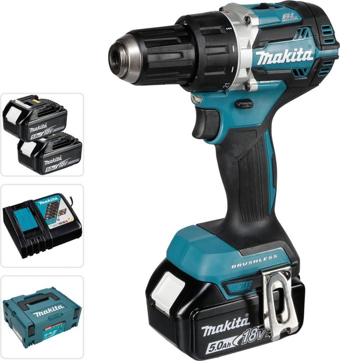 Actual product image Makita DDF484RT3J (Rechargeable battery operated)