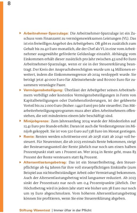 Produktbild Steuererklärung 2024/2025 - Rentner, Pensionäre (Deutsch, Udo Reuss, 2024)