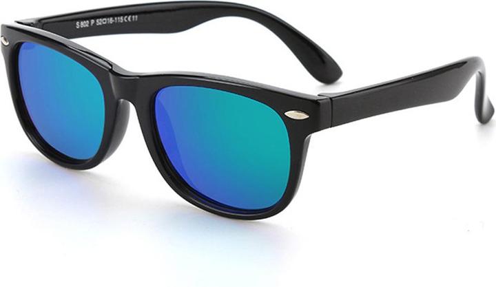 Image du produit Techsuit - Sunglasses Polarised (D802) - for Kids Between 3-6 Years, UV Protection - Black / Green