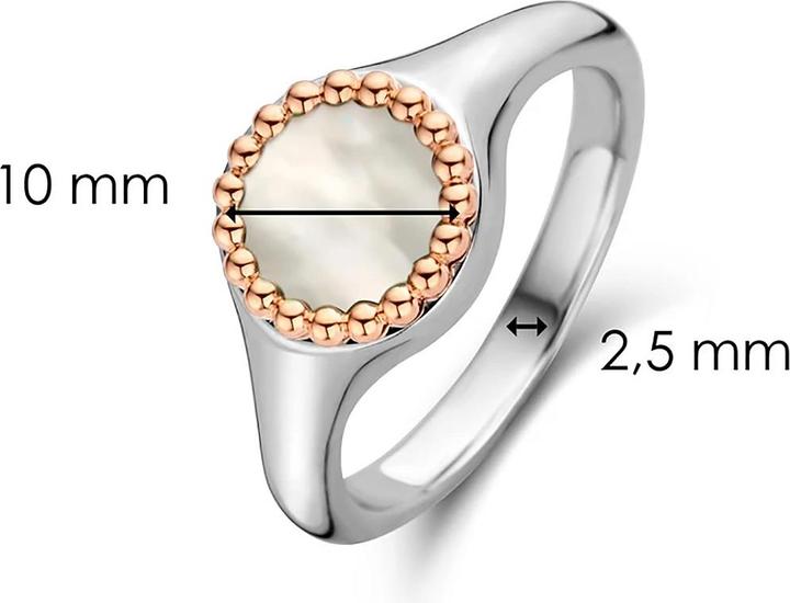 Produktbild Ti Sento Milano Ring Perlmutt bicolor 12207MW (56, 925 Silber)