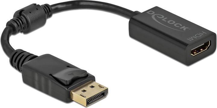 Produktbild Delock Adapter DisplayPort 1.1 Stecker zu HDMI Buchse Passiv schwarz (0.15 m, DisplayPort, HDMI)