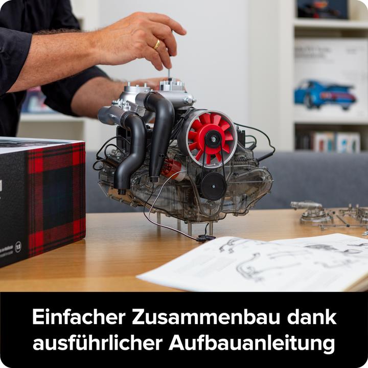 Actual product image Franzis Porsche 911 Turbo engine kit