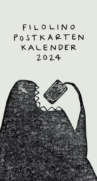 Actual product image Filolino postcard calendar 2024 (German)