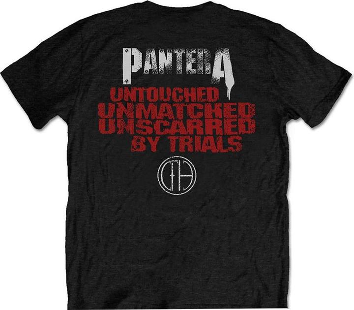 Produktbild Pantera Adult Horned Skull Stencil Cotton Back Print TShirt (XL)