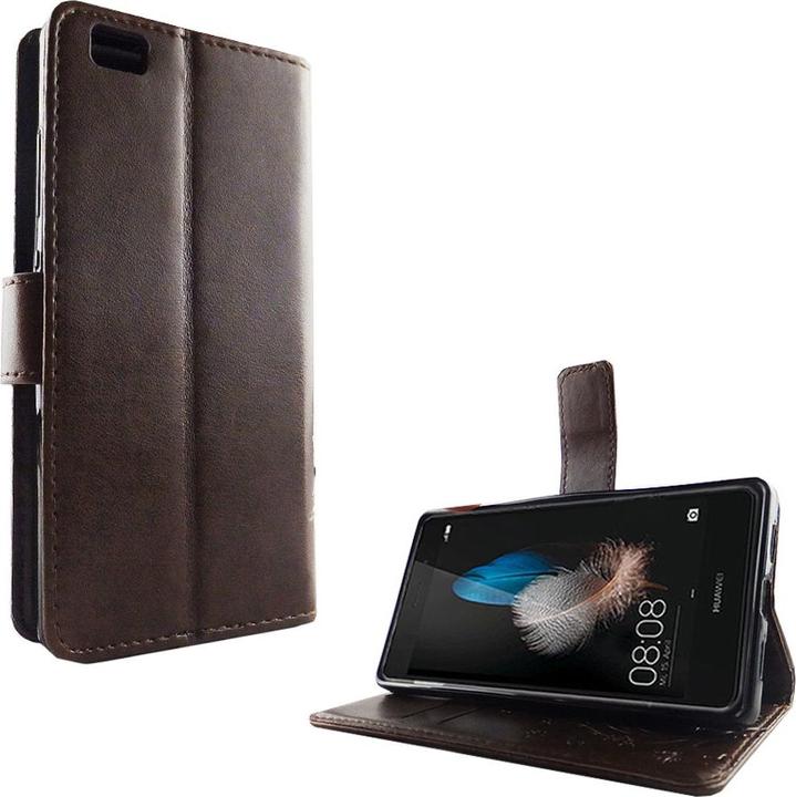 Produktbild König Design Hülle Handy Schutz für Huawei P8 Lite Case Cover Tasche Wallet Etui Handyhülle (Huawei P8 Lite)