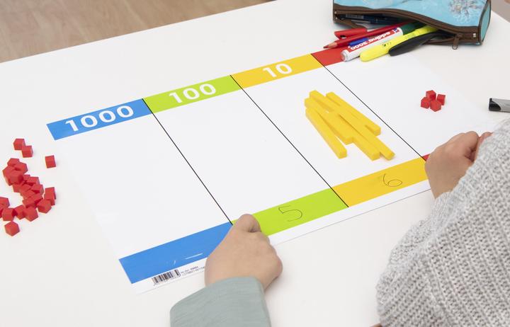 Actual product image Betzold Decimal system with arithmetic table (German)