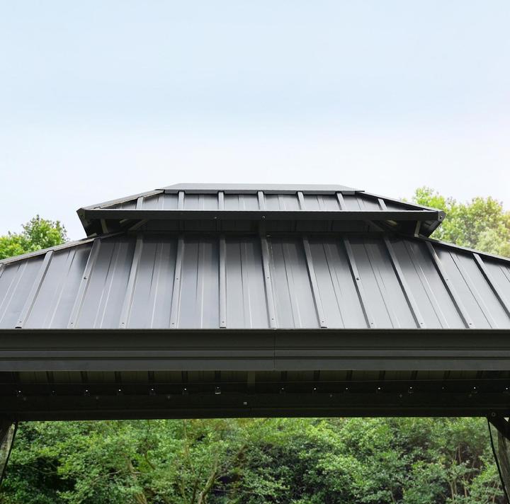 Produktbild Leco Hardtop-Pavillon Helena (365 cm, 300 cm)