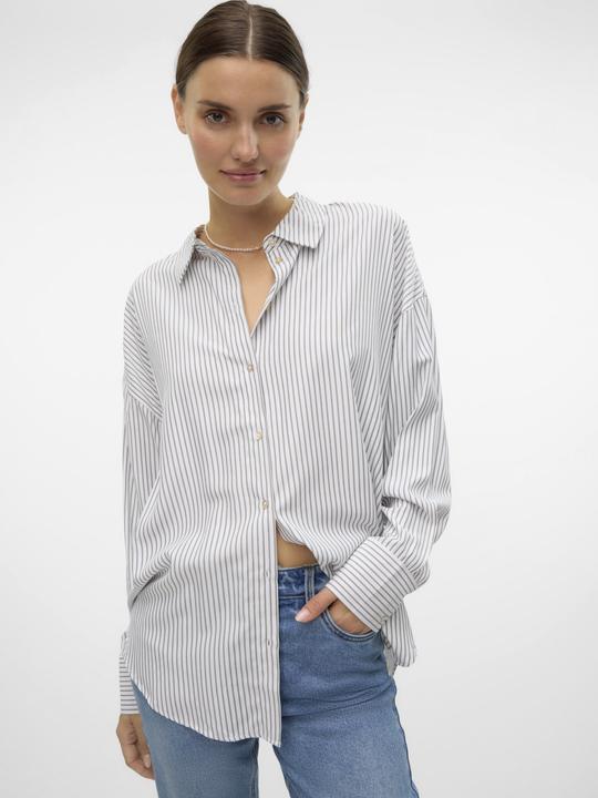 Image du produit Vero Moda Vmnora Ls Oversize Shirt Wvn Ga Noos (L)