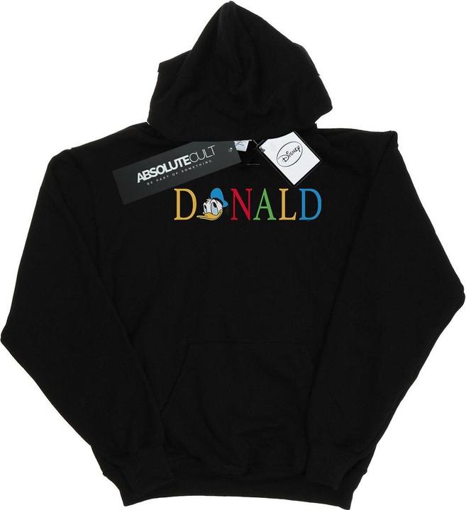 Actual product image Disney Womens/Ladies Donald Duck Letters Hoodie (M)