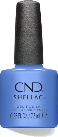 CND Schellack Motley Blau 7.3ml (Blau, Gel-Effekt Nagellack)