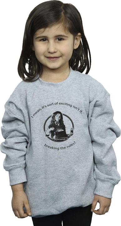 Actual product image Girls Hermione Breaking The Rules Sweatshirt (128)