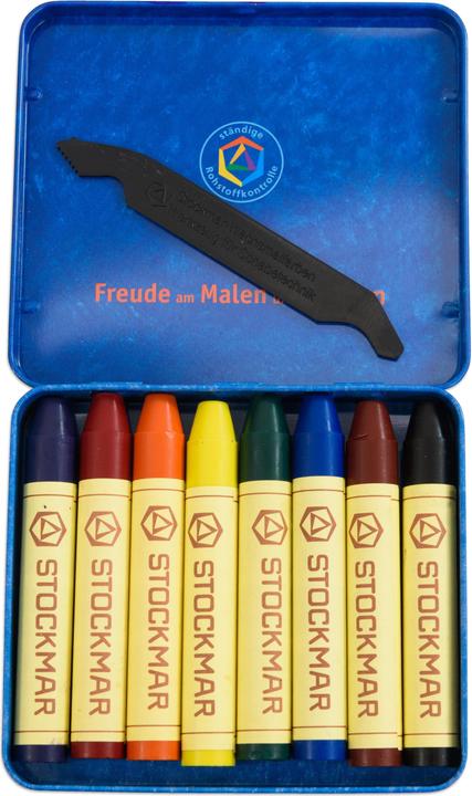 Actual product image Stockmar WAXING PENCIL /Pà8 (Multicoloured, 8 x)