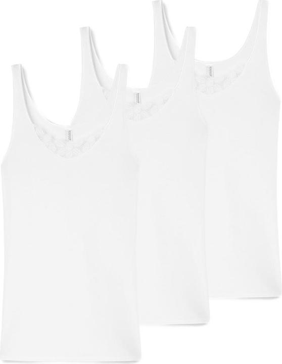 Schiesser 3er Pack Hemdchenkonzept Unterhemd / Top (48, 4XL)