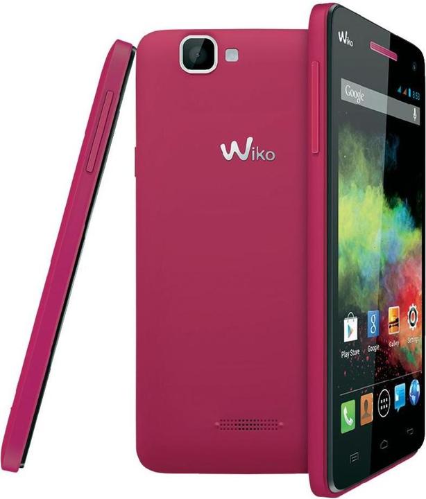 Actual product image Wiko Rainbow (4 GB, Fuchsia, 5", Dual SIM, 8 Mpx, 3G)