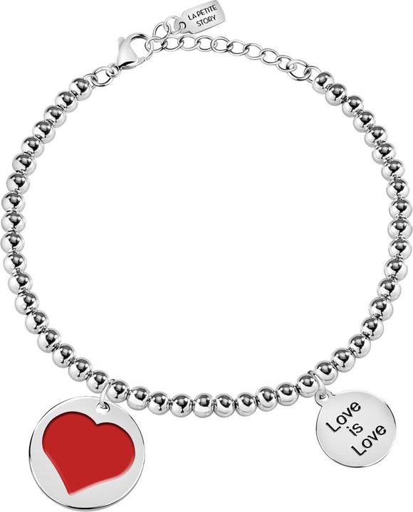 Produktbild La Petite Story Love Is Love Armband (20 cm, Edelstahl)