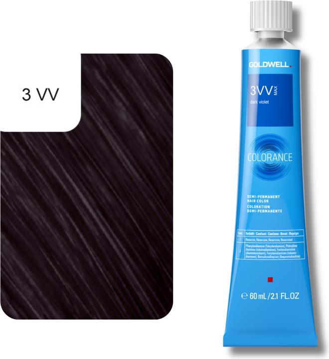 Image du produit Goldwell Colorance Tube Demi-Permanente (3VV violet foncé)